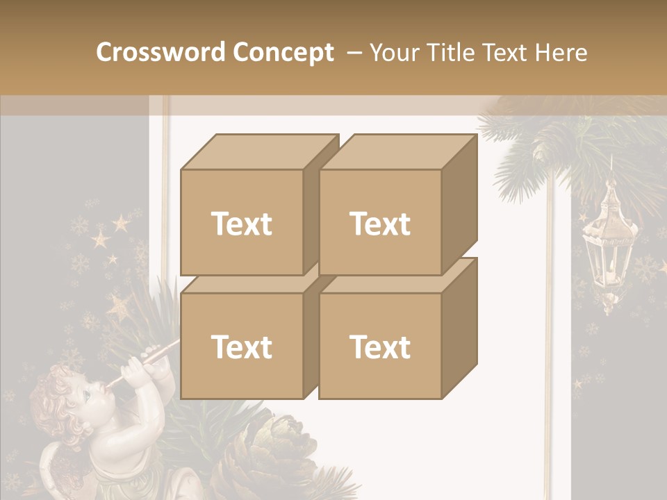 Gift Album Decor PowerPoint Template
