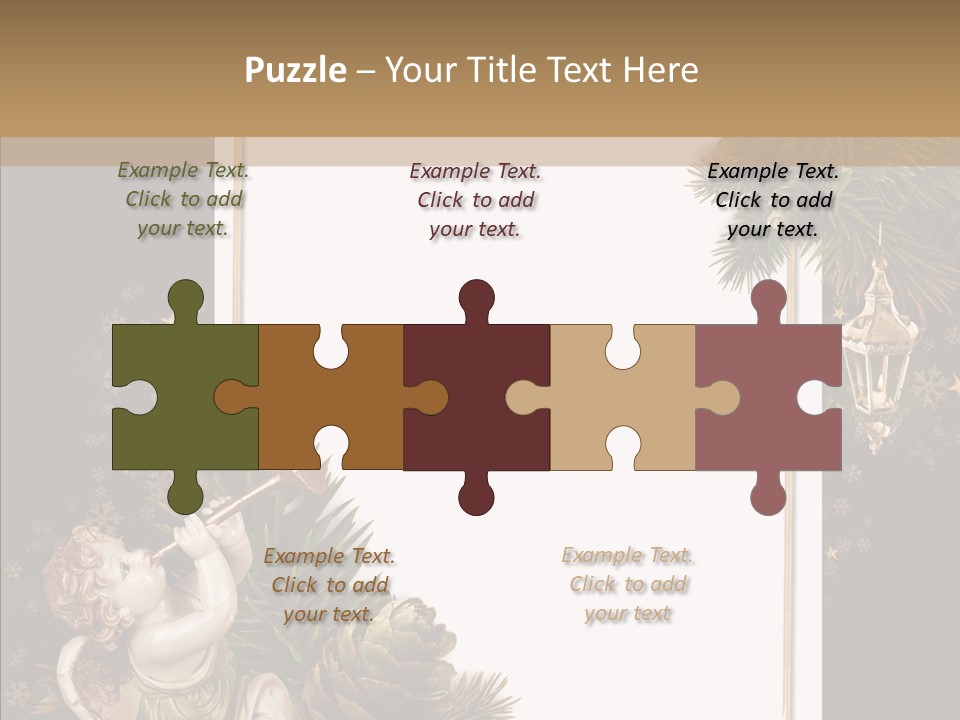 Gift Album Decor PowerPoint Template