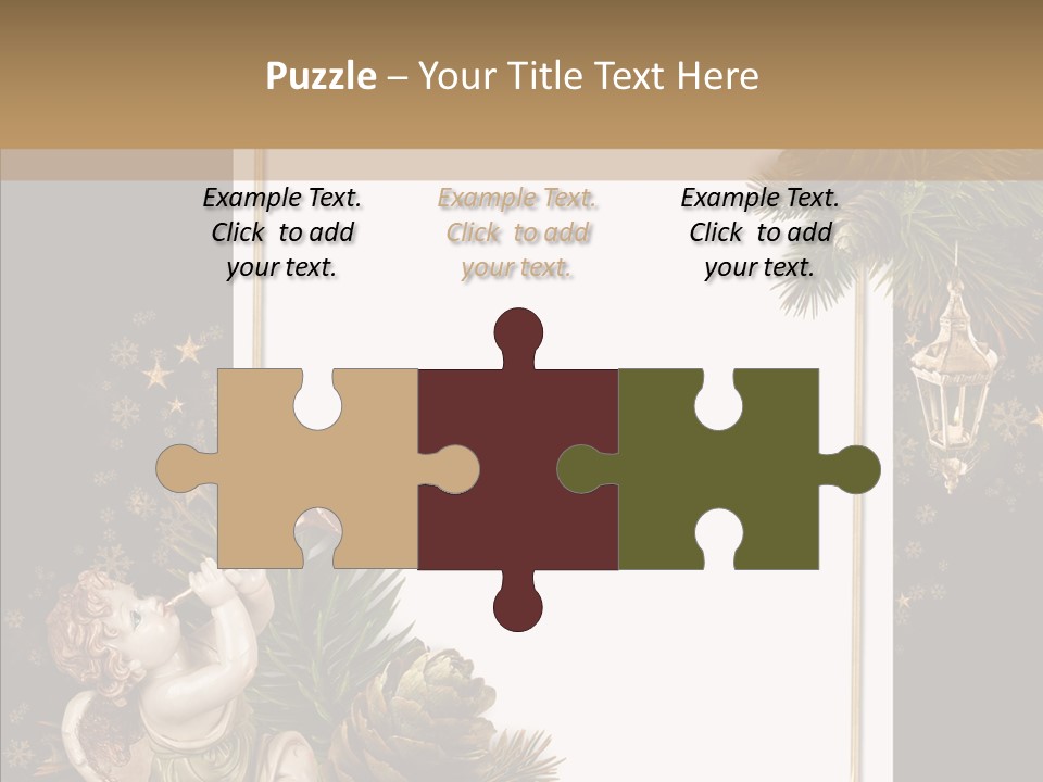 Gift Album Decor PowerPoint Template