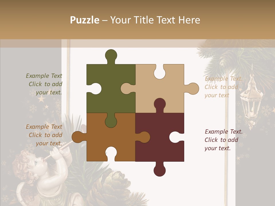 Gift Album Decor PowerPoint Template