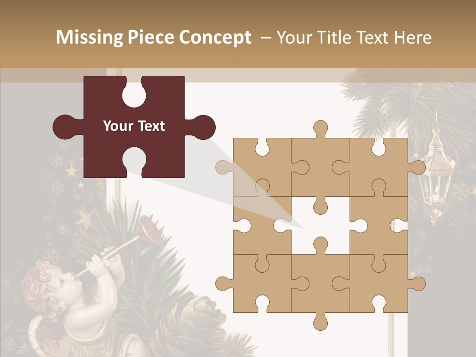 Gift Album Decor PowerPoint Template