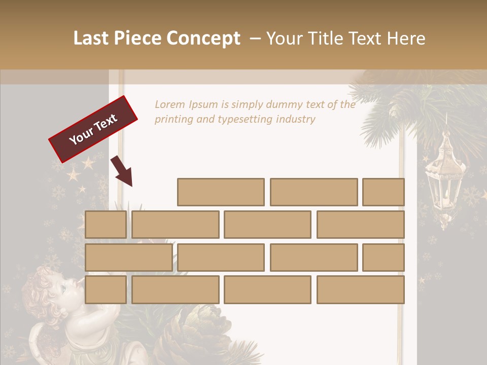 Gift Album Decor PowerPoint Template