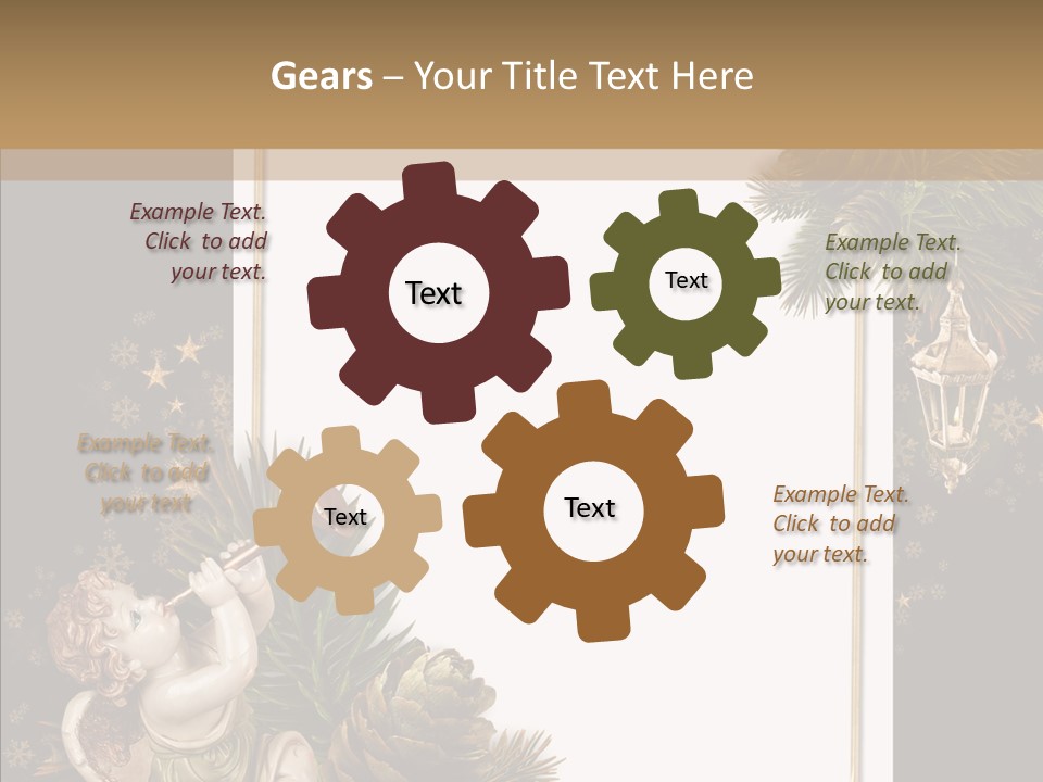 Gift Album Decor PowerPoint Template