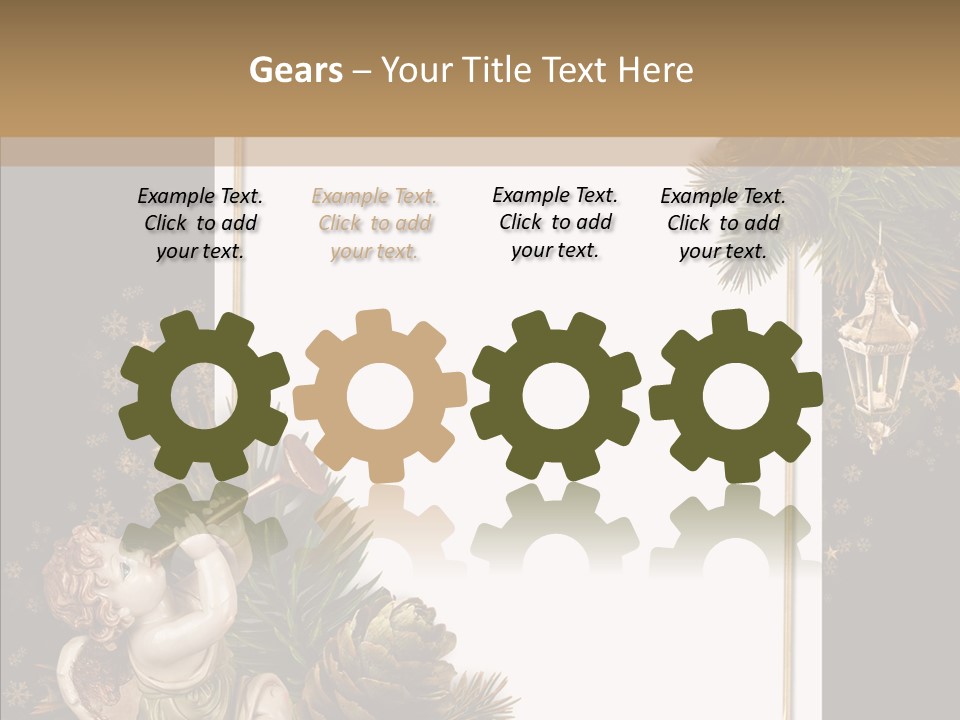 Gift Album Decor PowerPoint Template