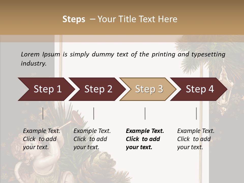 Gift Album Decor PowerPoint Template