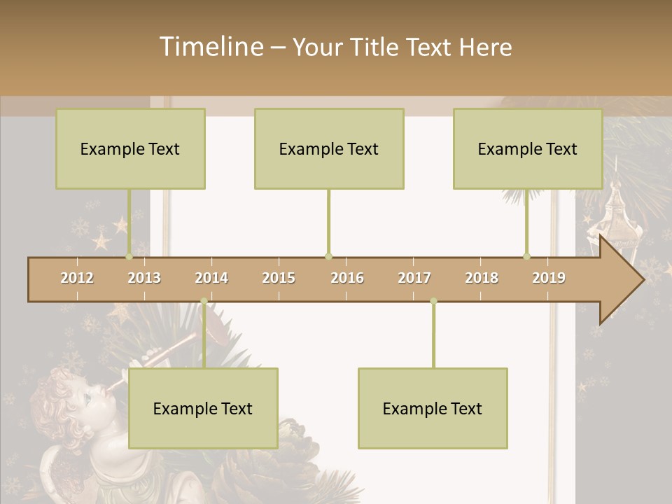 Gift Album Decor PowerPoint Template