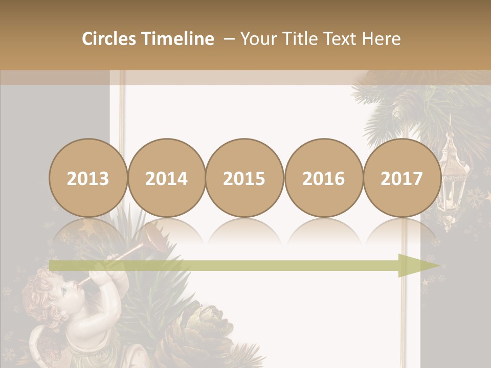 Gift Album Decor PowerPoint Template