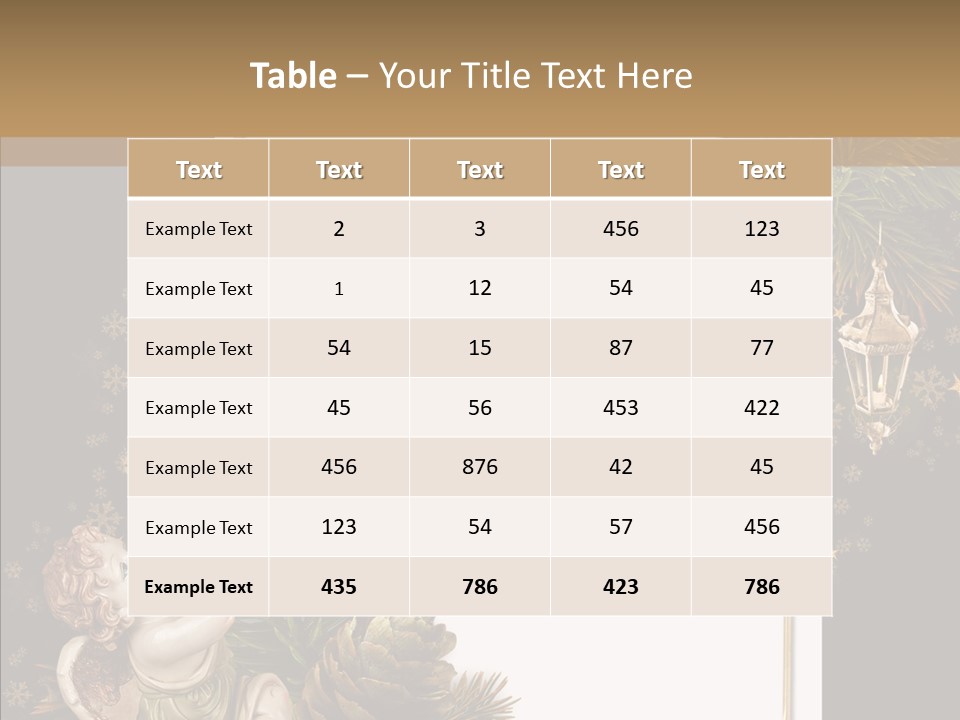 Gift Album Decor PowerPoint Template