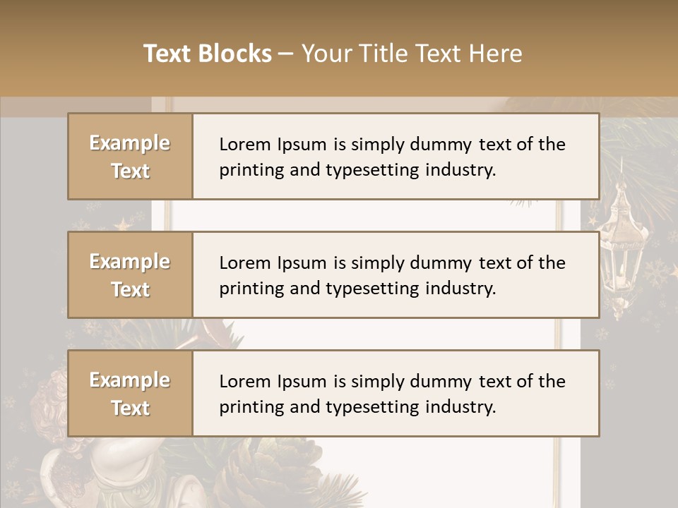 Gift Album Decor PowerPoint Template