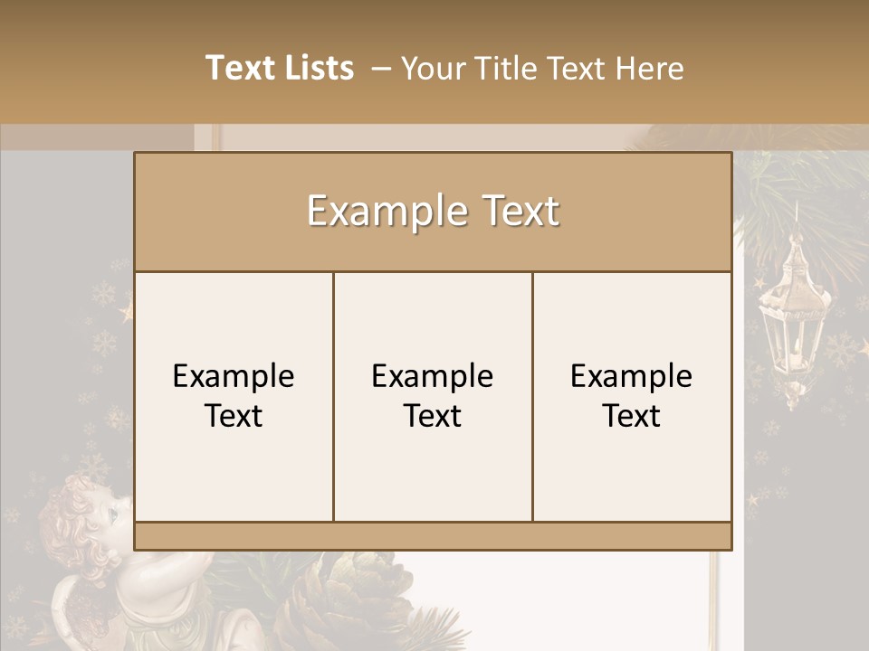 Gift Album Decor PowerPoint Template