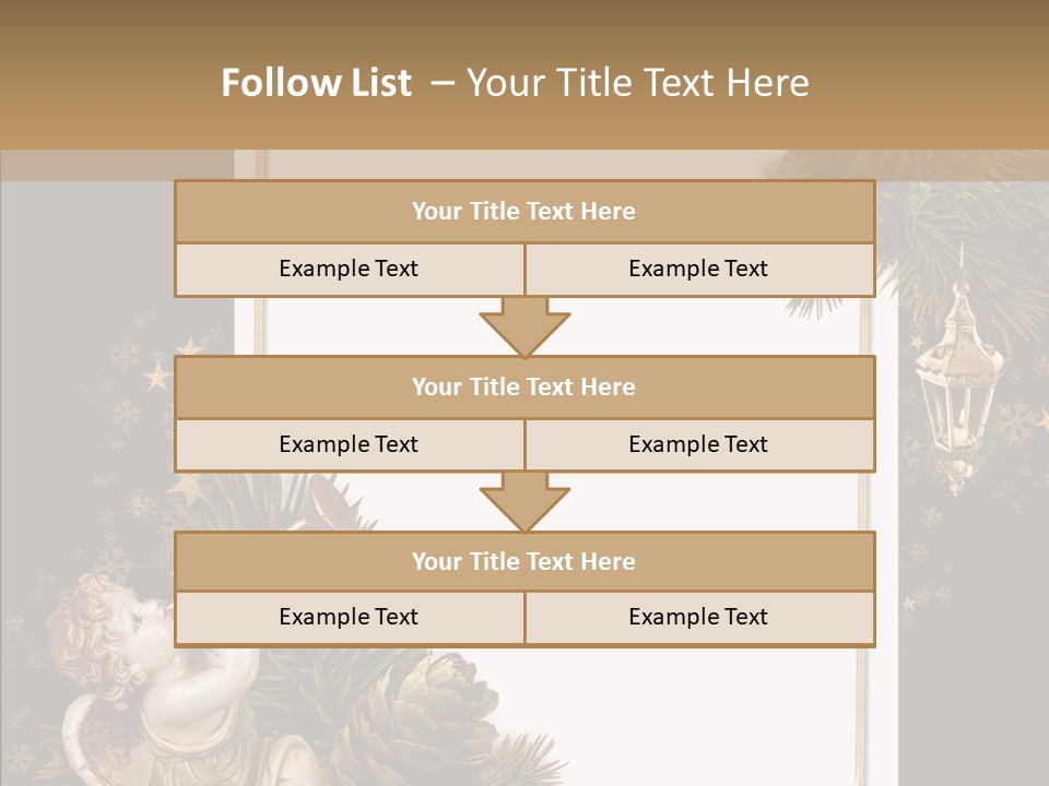 Gift Album Decor PowerPoint Template
