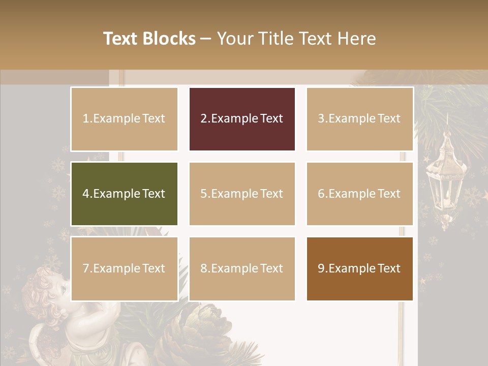 Gift Album Decor PowerPoint Template