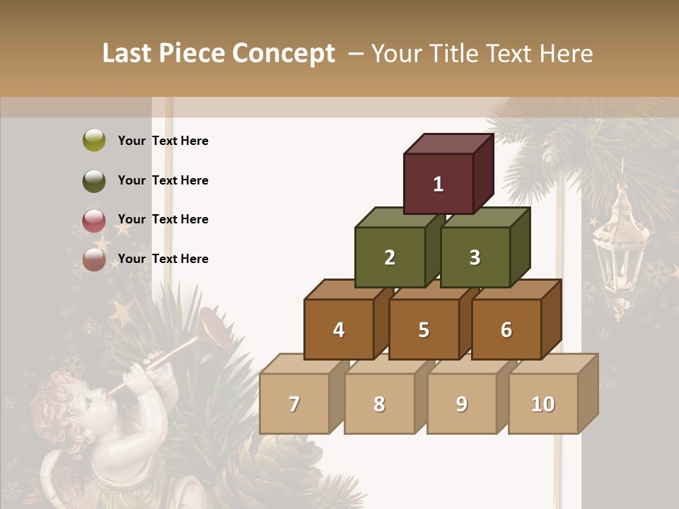 Gift Album Decor PowerPoint Template