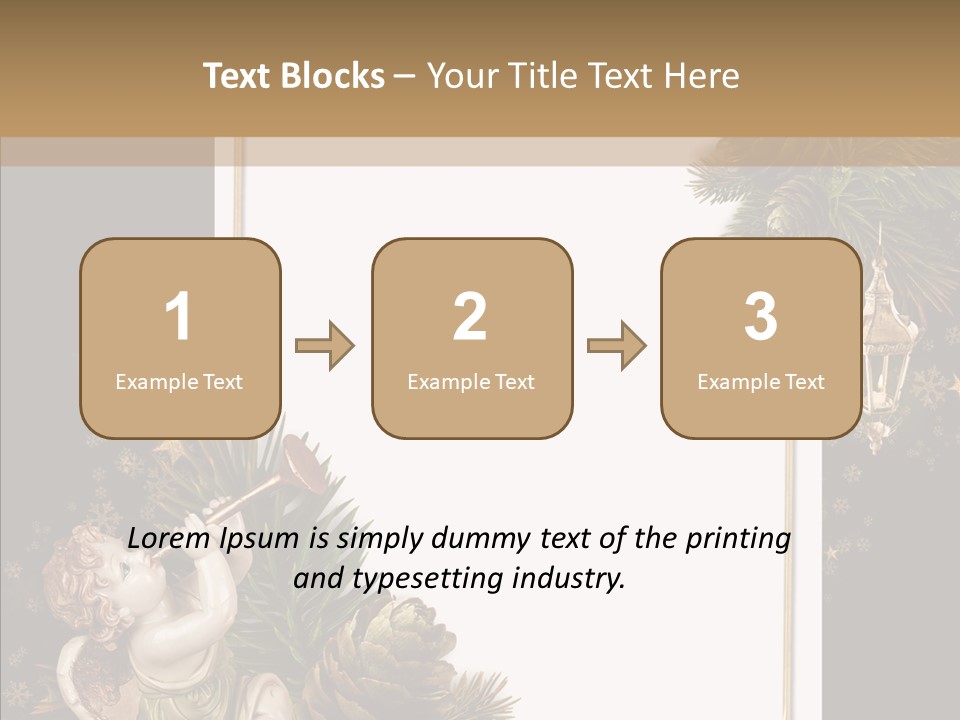 Gift Album Decor PowerPoint Template