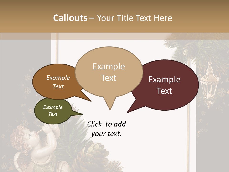 Gift Album Decor PowerPoint Template