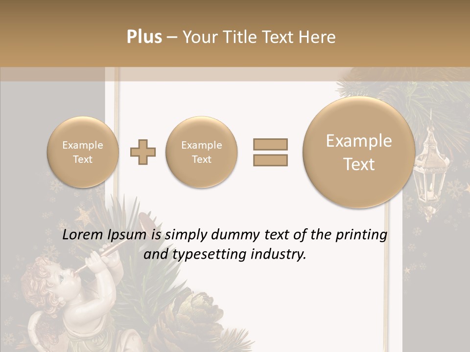 Gift Album Decor PowerPoint Template