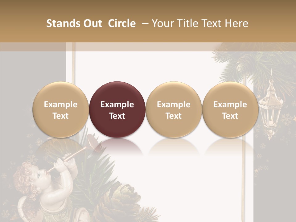 Gift Album Decor PowerPoint Template