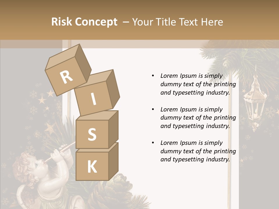 Gift Album Decor PowerPoint Template