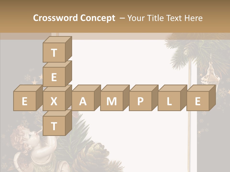 Gift Album Decor PowerPoint Template