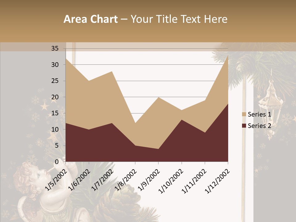 Gift Album Decor PowerPoint Template