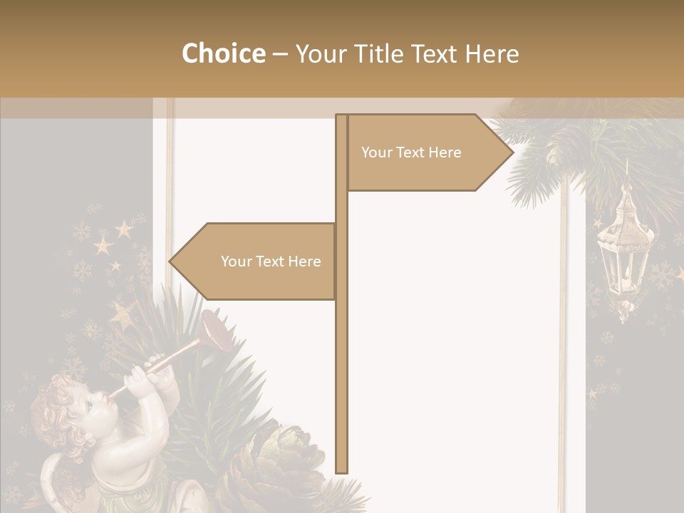 Gift Album Decor PowerPoint Template