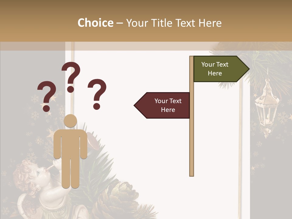 Gift Album Decor PowerPoint Template