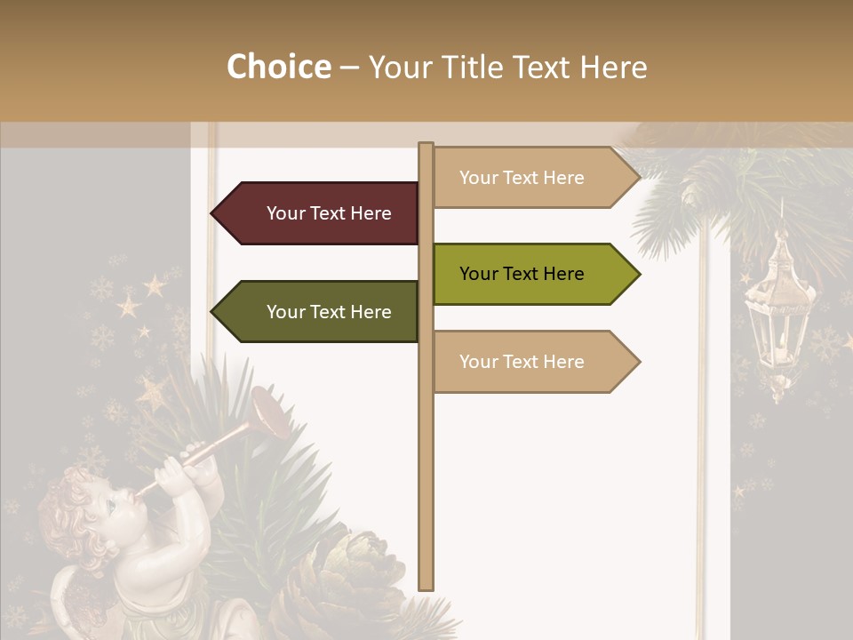Gift Album Decor PowerPoint Template