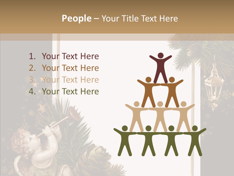 Gift Album Decor PowerPoint Template