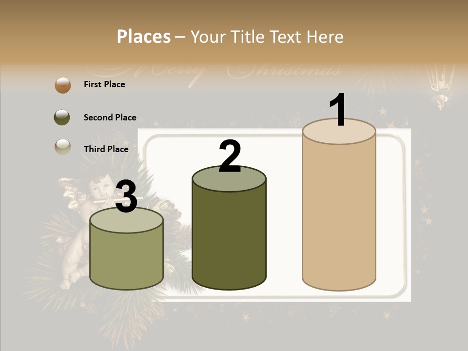 Merry Christmas Order Decor PowerPoint Template