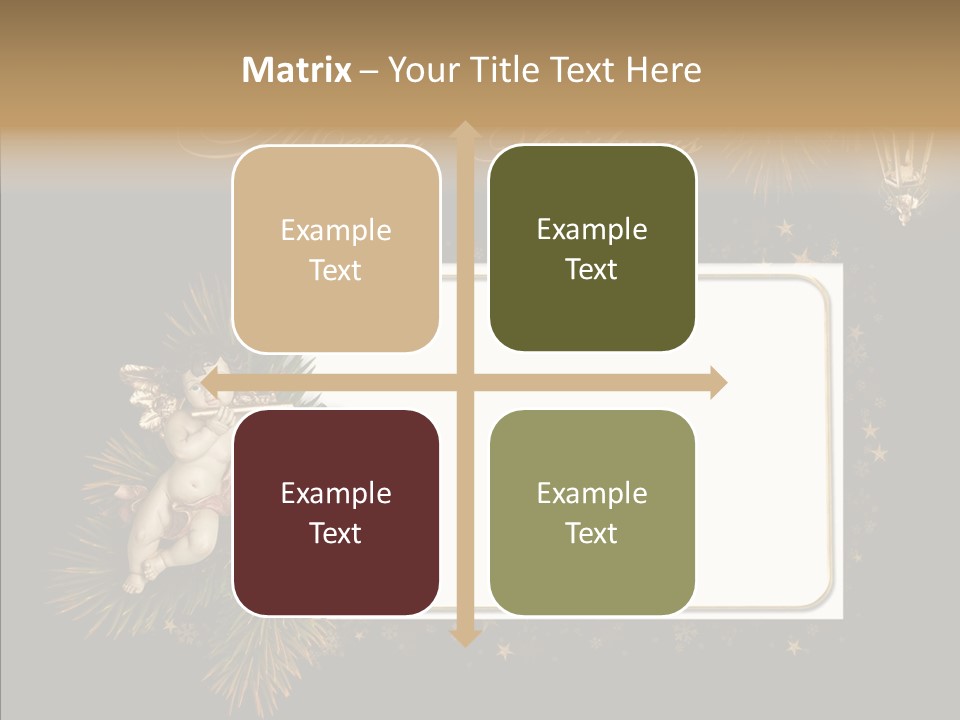 Merry Christmas Order Decor PowerPoint Template