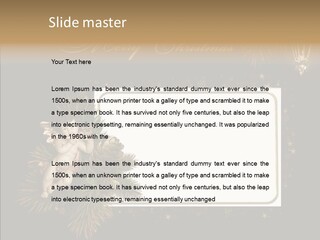 Merry Christmas Order Decor PowerPoint Template