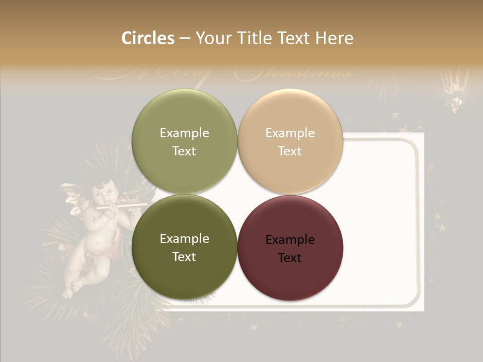 Merry Christmas Order Decor PowerPoint Template