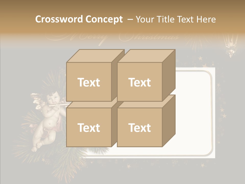 Merry Christmas Order Decor PowerPoint Template