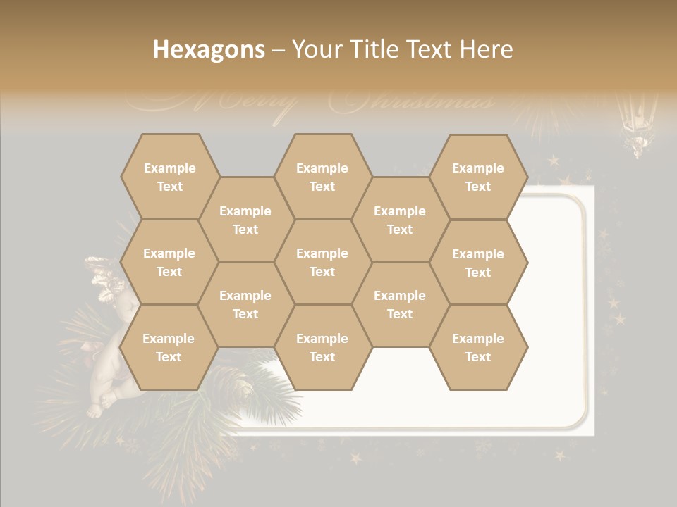 Merry Christmas Order Decor PowerPoint Template