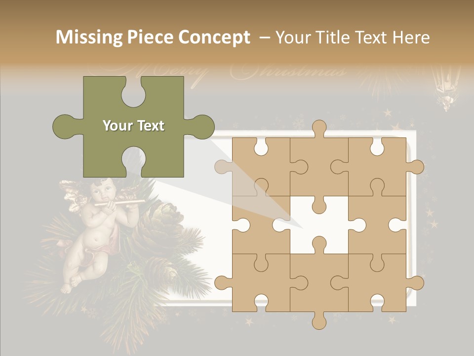 Merry Christmas Order Decor PowerPoint Template