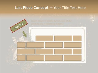 Merry Christmas Order Decor PowerPoint Template