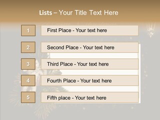 Merry Christmas Order Decor PowerPoint Template
