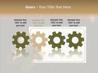 Merry Christmas Order Decor PowerPoint Template