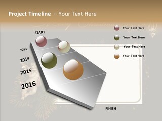 Merry Christmas Order Decor PowerPoint Template