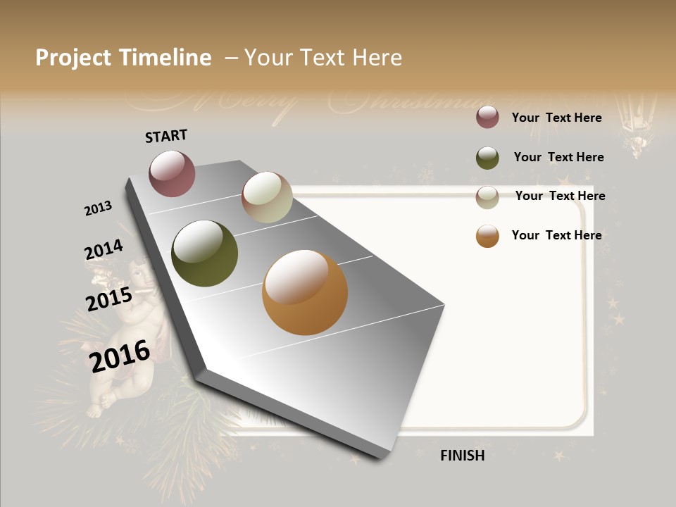 Merry Christmas Order Decor PowerPoint Template