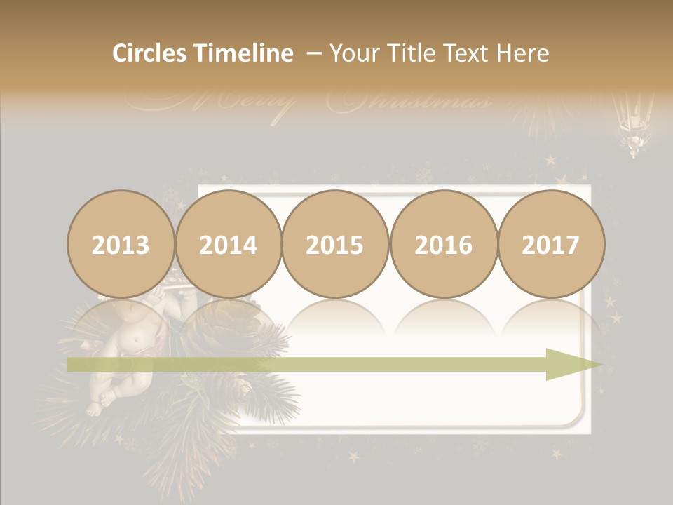 Merry Christmas Order Decor PowerPoint Template