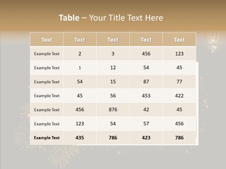 Merry Christmas Order Decor PowerPoint Template