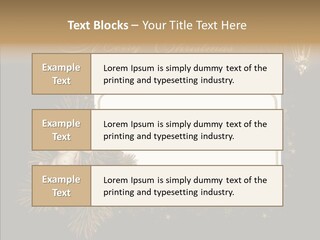 Merry Christmas Order Decor PowerPoint Template