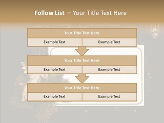 Merry Christmas Order Decor PowerPoint Template
