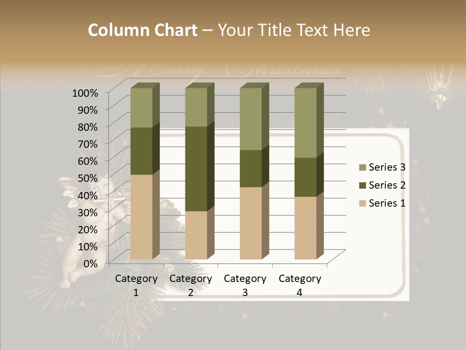 Merry Christmas Order Decor PowerPoint Template