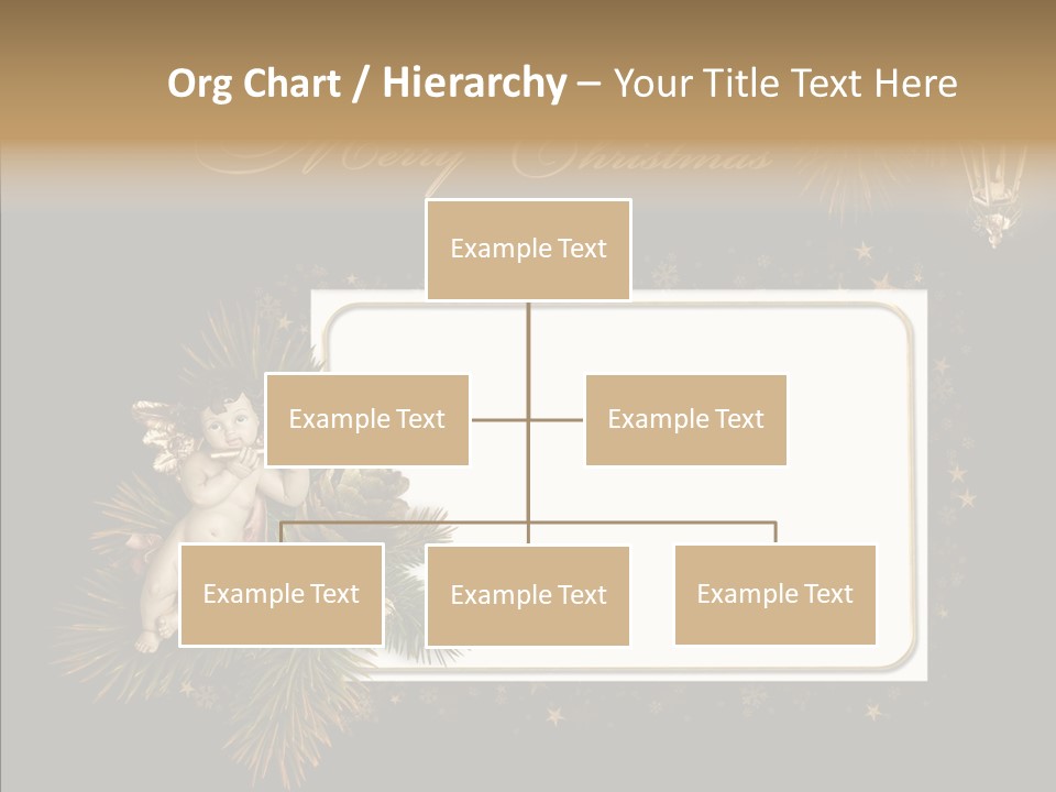 Merry Christmas Order Decor PowerPoint Template
