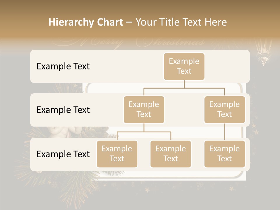 Merry Christmas Order Decor PowerPoint Template
