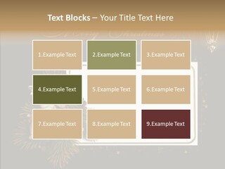 Merry Christmas Order Decor PowerPoint Template