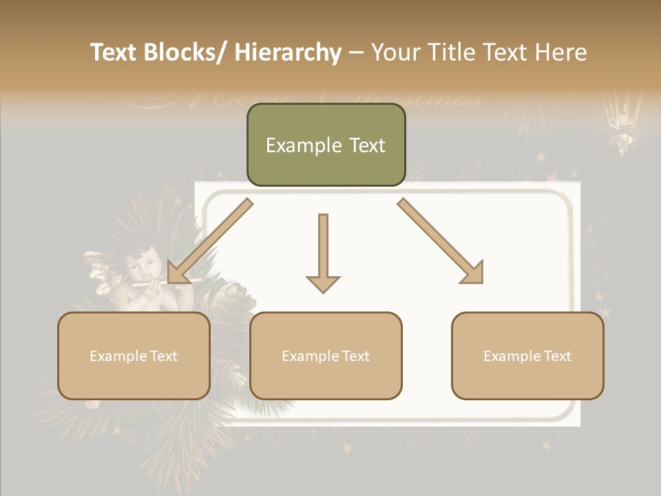 Merry Christmas Order Decor PowerPoint Template