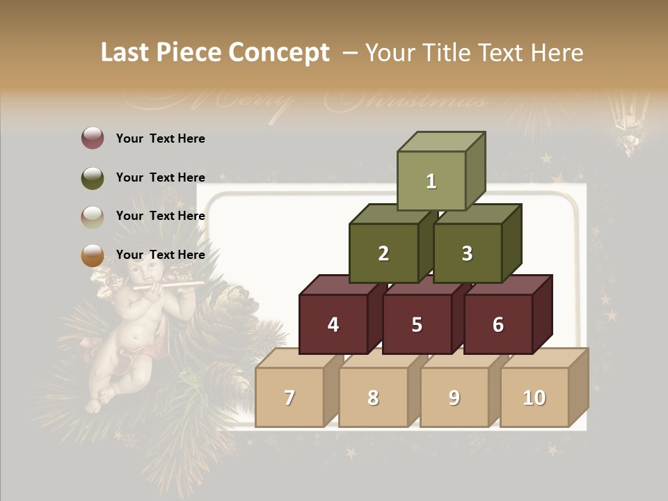 Merry Christmas Order Decor PowerPoint Template